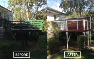 Recently Completed Deck Repairs Project In Canberra