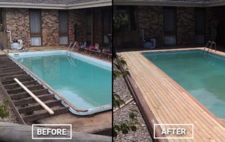 Decking Installations on a Residential Pool in Canberra