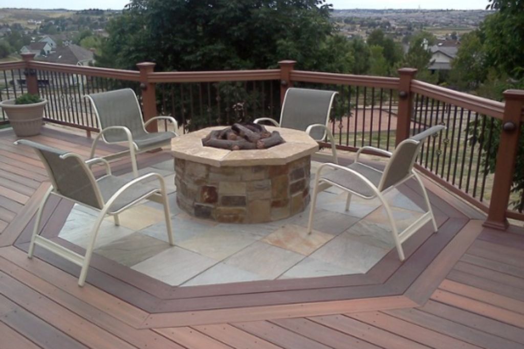 Stone Feature Decking
