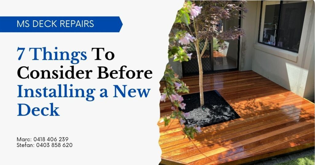 7 Things To Consider Before Installing a New Deck